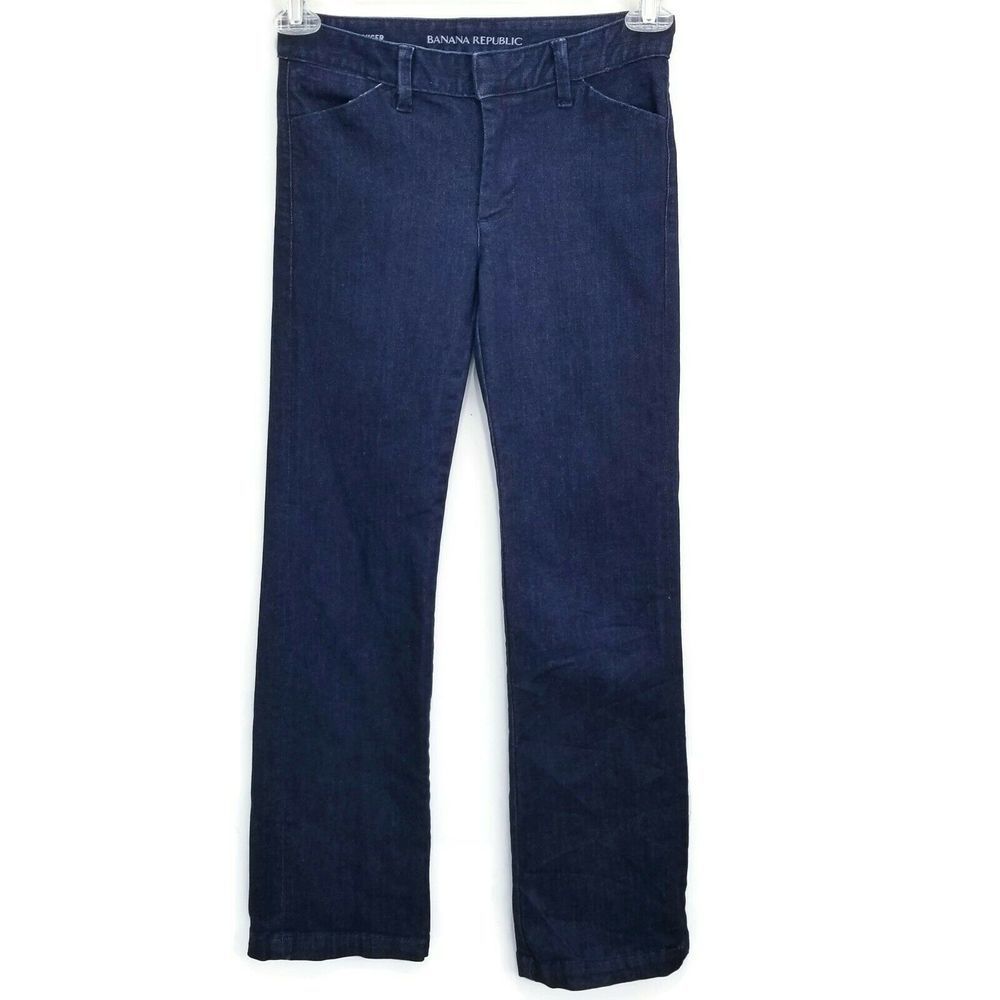 Banana Republic 24R Trousers Jeans Blue Stretch
